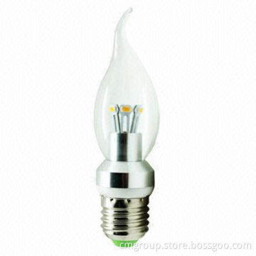 Screw type LED bulb with 3/4/5W, 110/220V, 2300/2500/2700/3000/4200/6000K, CE and RoHS certified